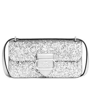 Coach Silver NWT Morgan Crossbody Shoulder Bag